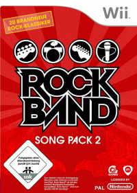 Rock Band Song Pack 2 PAL Wii PAL box art